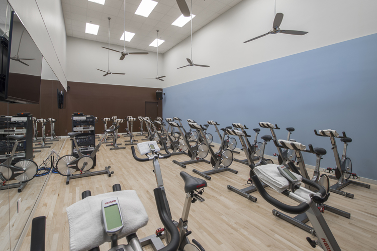 Indoor Cycling Studio - Cooper Fitness Center Dallas