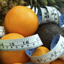 Oranges with a tape measure