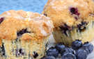 Moist and Delicious Low-Calorie Blueberry Bran Breakfast Muffins 