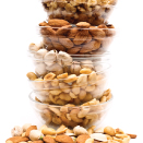 stack of bowls with nuts