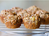 Apple Oat Bran Muffins with Sunflower Seeds 