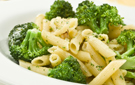 Whole Wheat Penne Pasta with Garlic, Broccoli and Parmesan