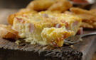 Healthier Hash Brown Casserole with Canadian Bacon and Cheddar