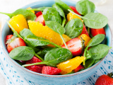 Strawberry Grapefruit Spinach Salad 