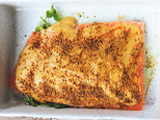 Dijon Marinated Oven Roasted Salmon