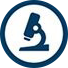 Icon of a microscope