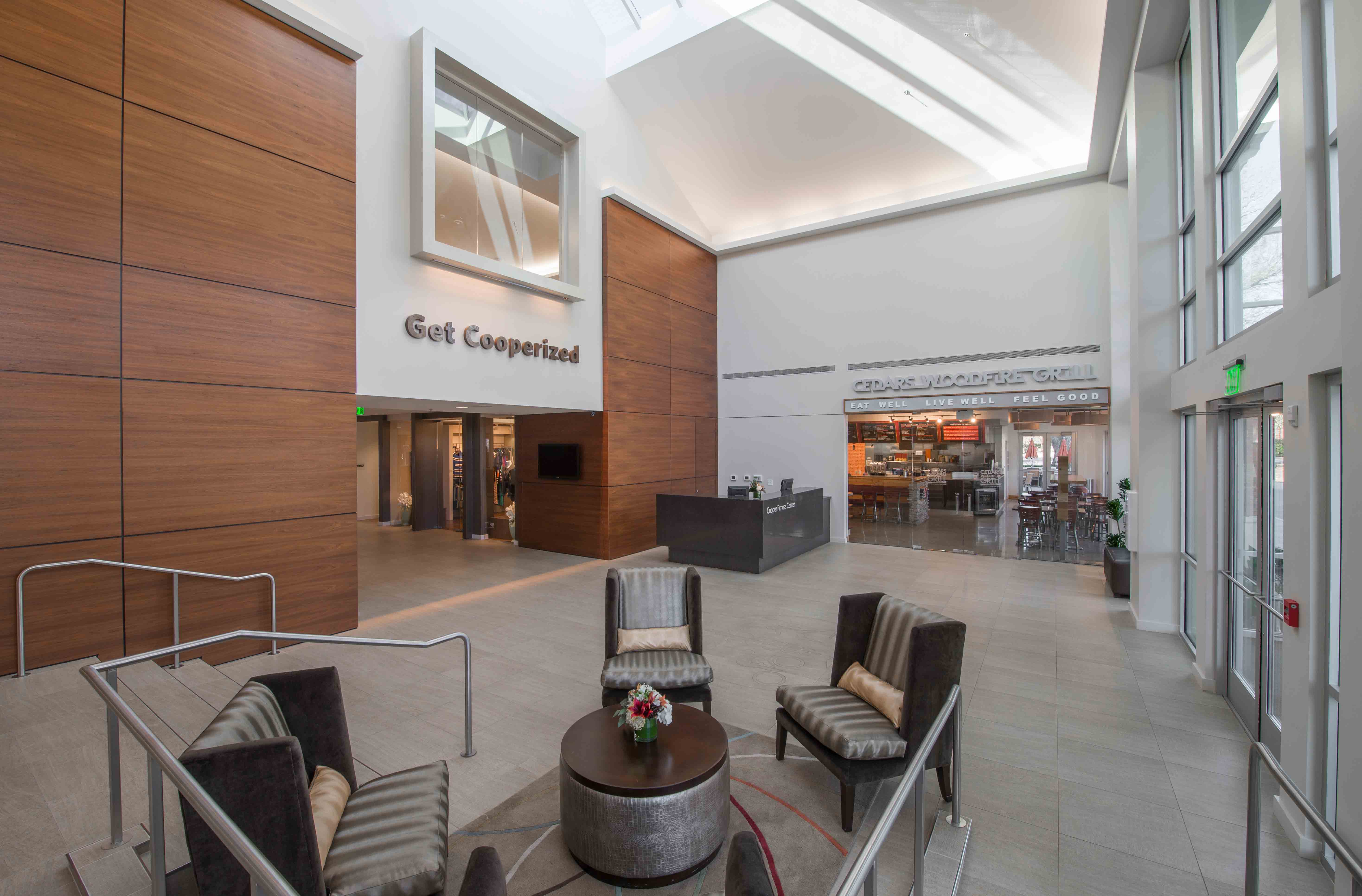 Cooper Fitness Center Lobby