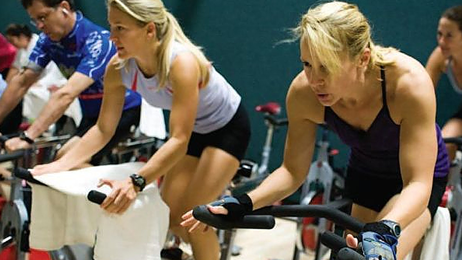 Women cycling