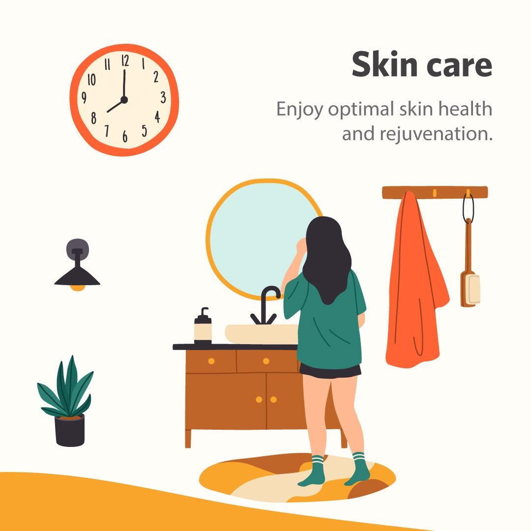 Cooper Aerobics skin care graphic