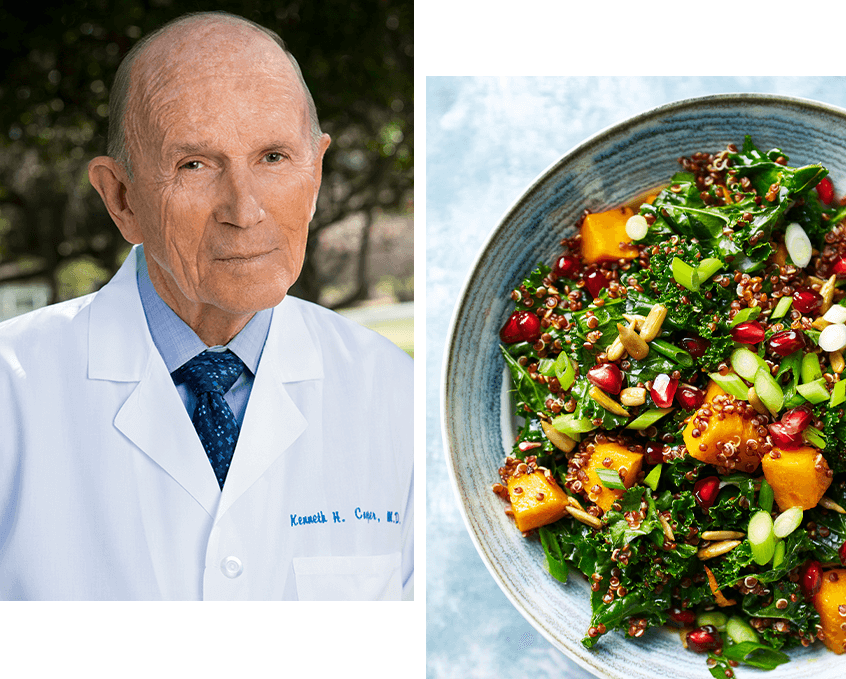 Dr. Kenneth and a heathy Dish