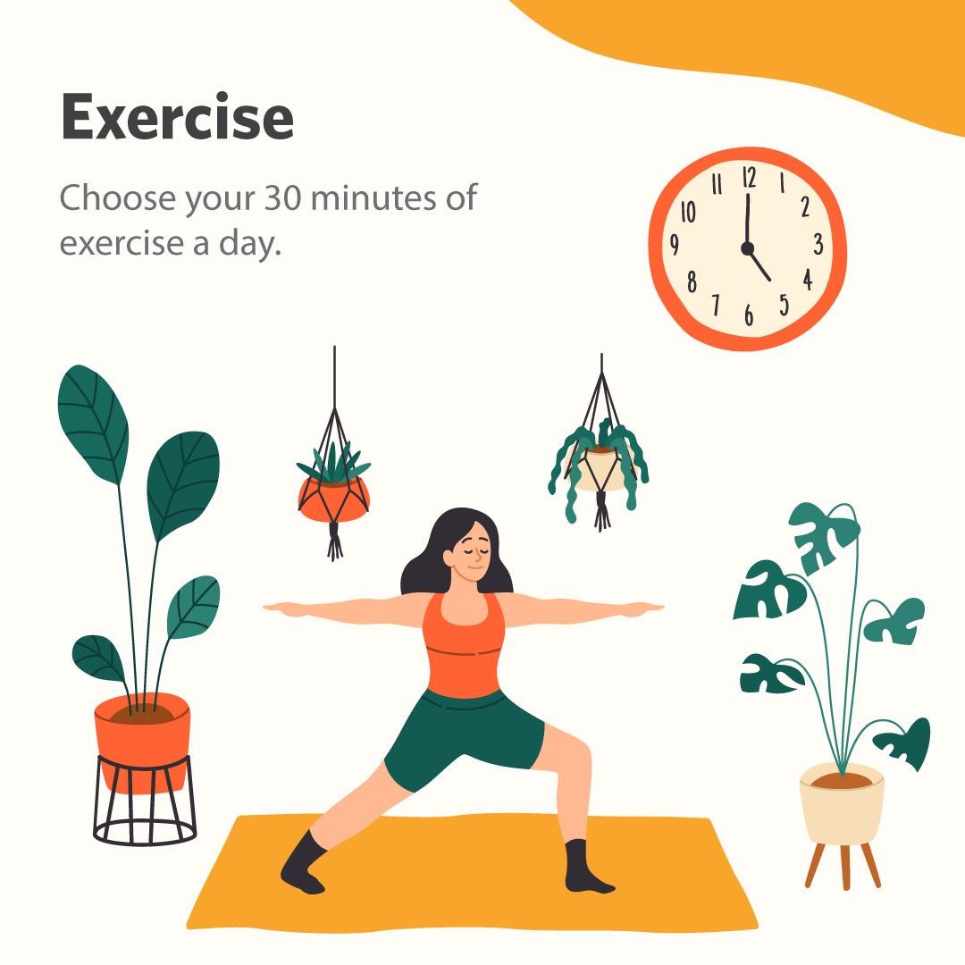 Cooper Aerobics exercise graphic
