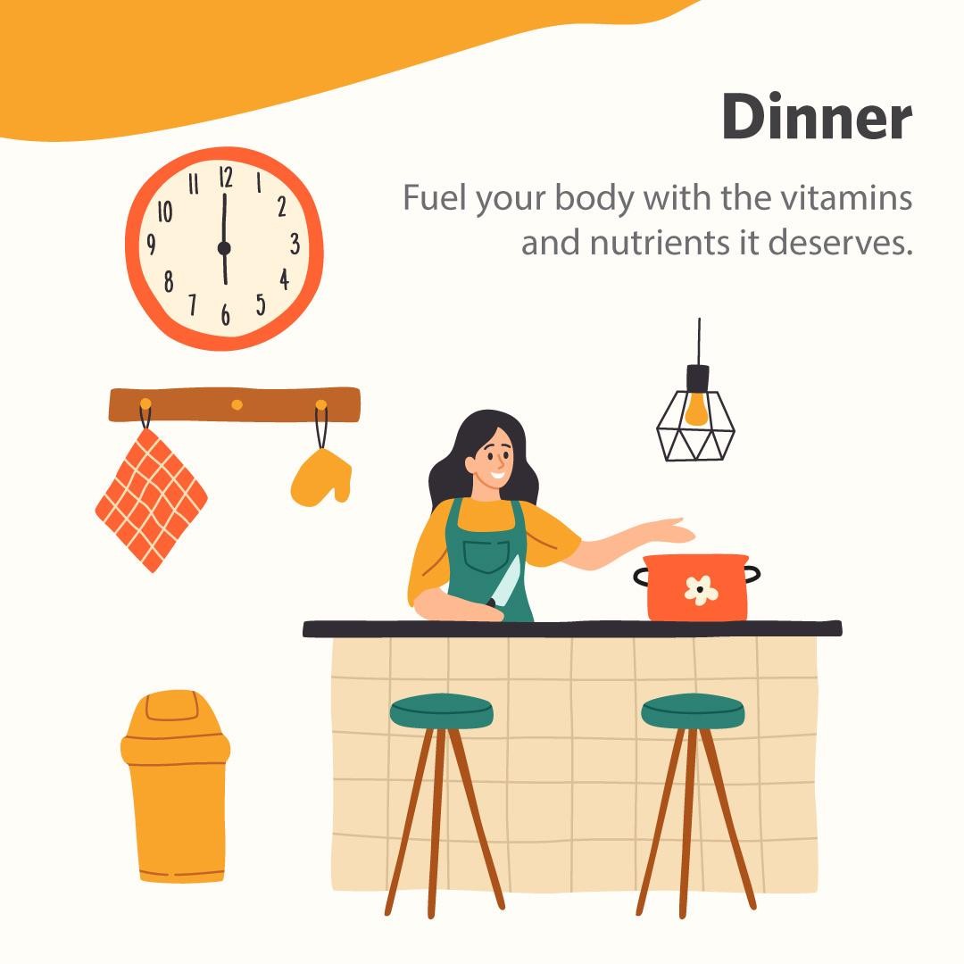 Cooper Aerobics dinner graphic