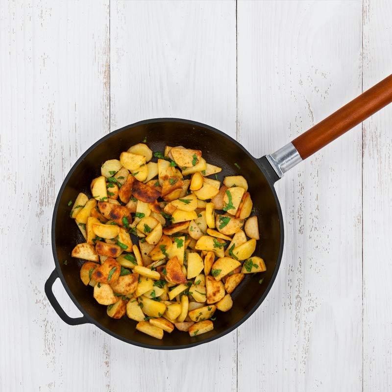 Recipe: Low-Fat Skilled Fried Potatoes