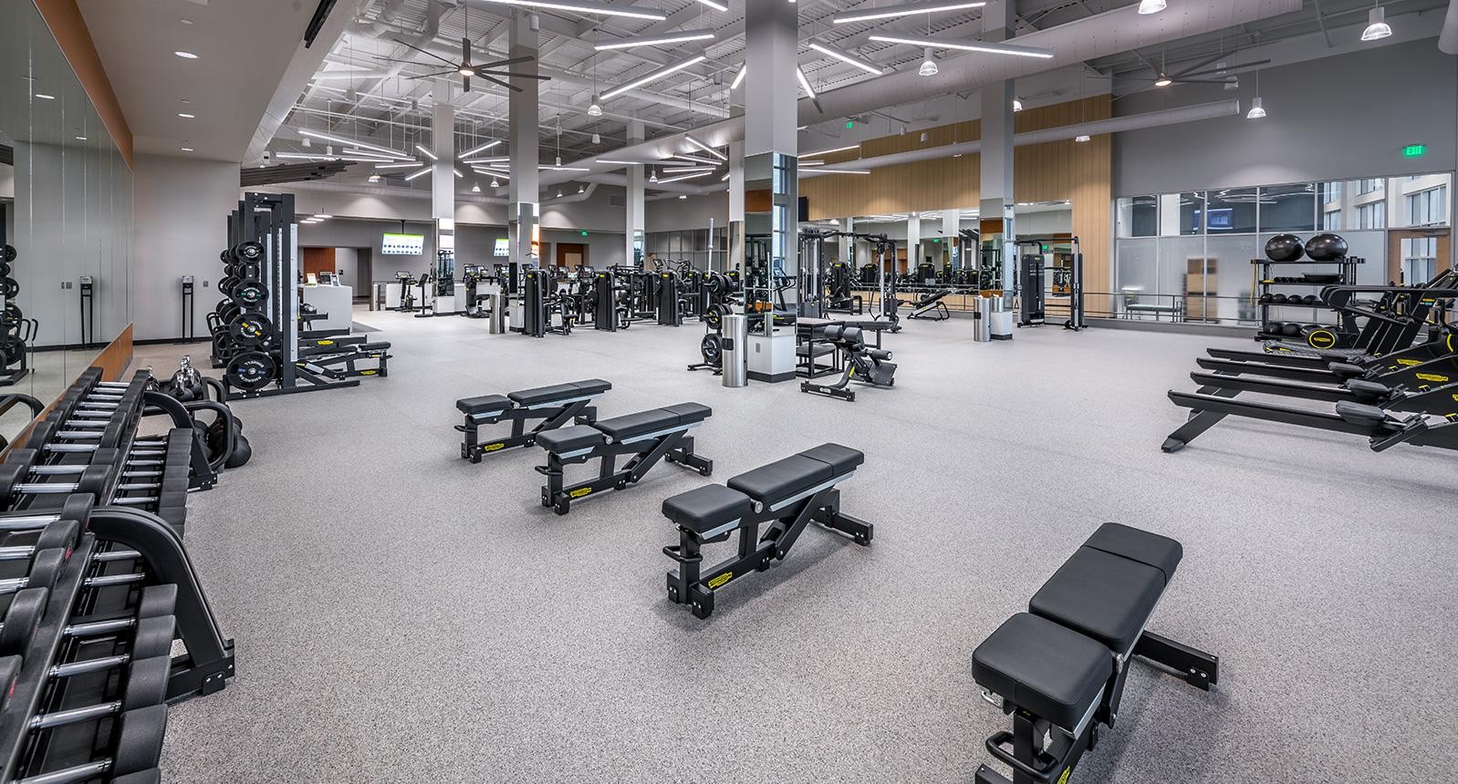 Image of a fitness center managed by Cooper Aerobics