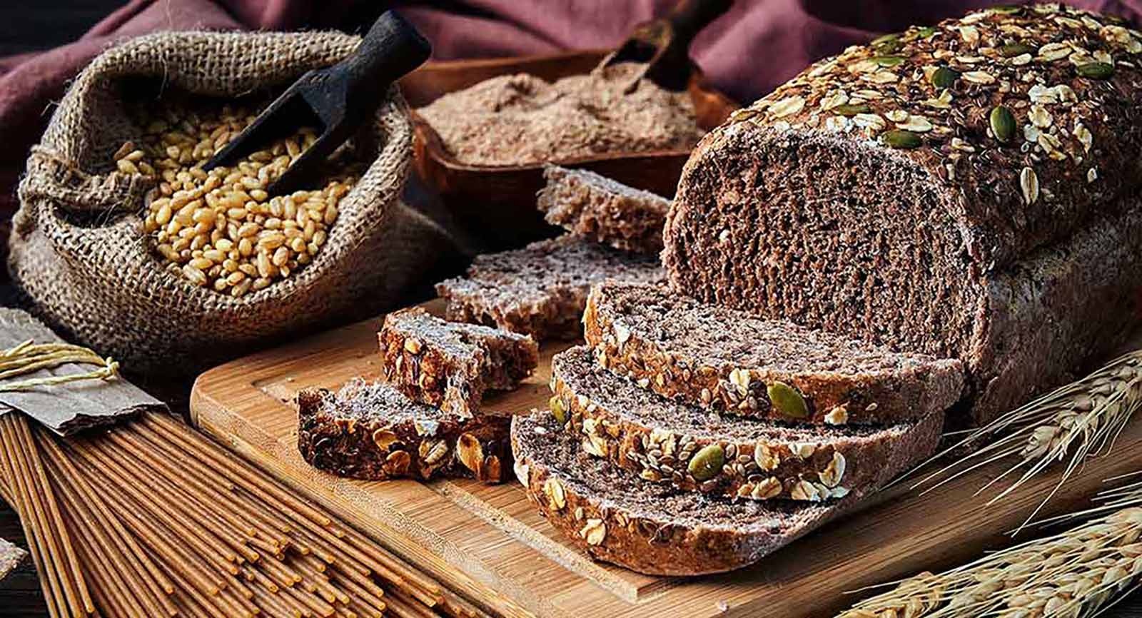 loaf of whole wheat bread