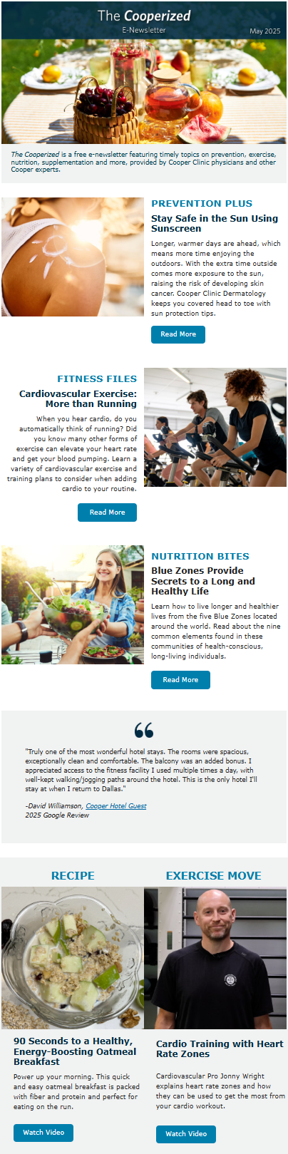 The Cooperized E-newsletter - May 2025