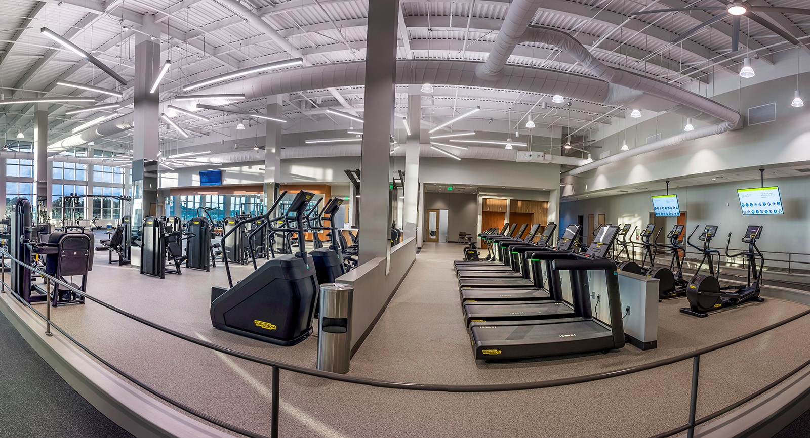 fitness center cardio equipment area