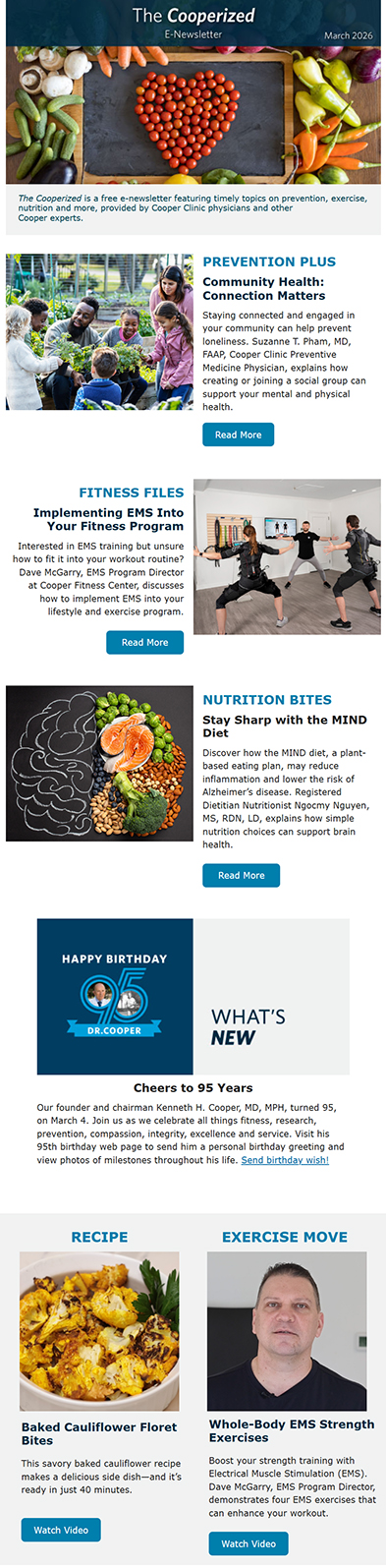 The Cooperized E-newsletter - March 2026