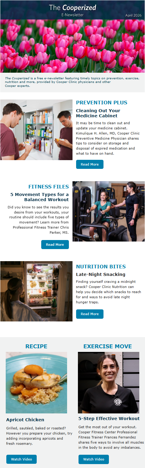 The Cooperized E-newsletter April 2026