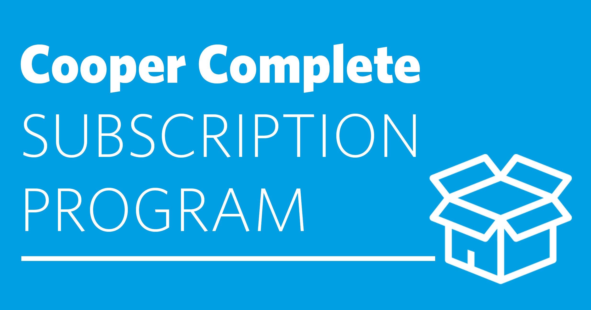 Never Run Out of Cooper Complete Again